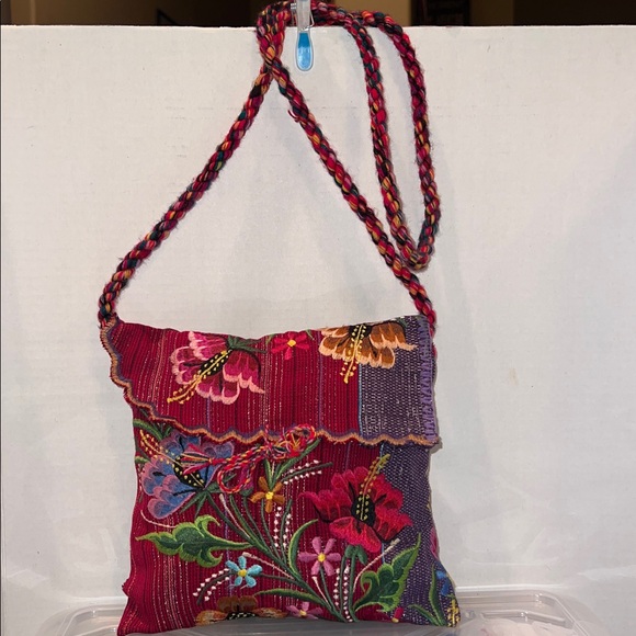 Vintage Guatemalan HUIPIL Crossbody Bag - Picture 2 of 7